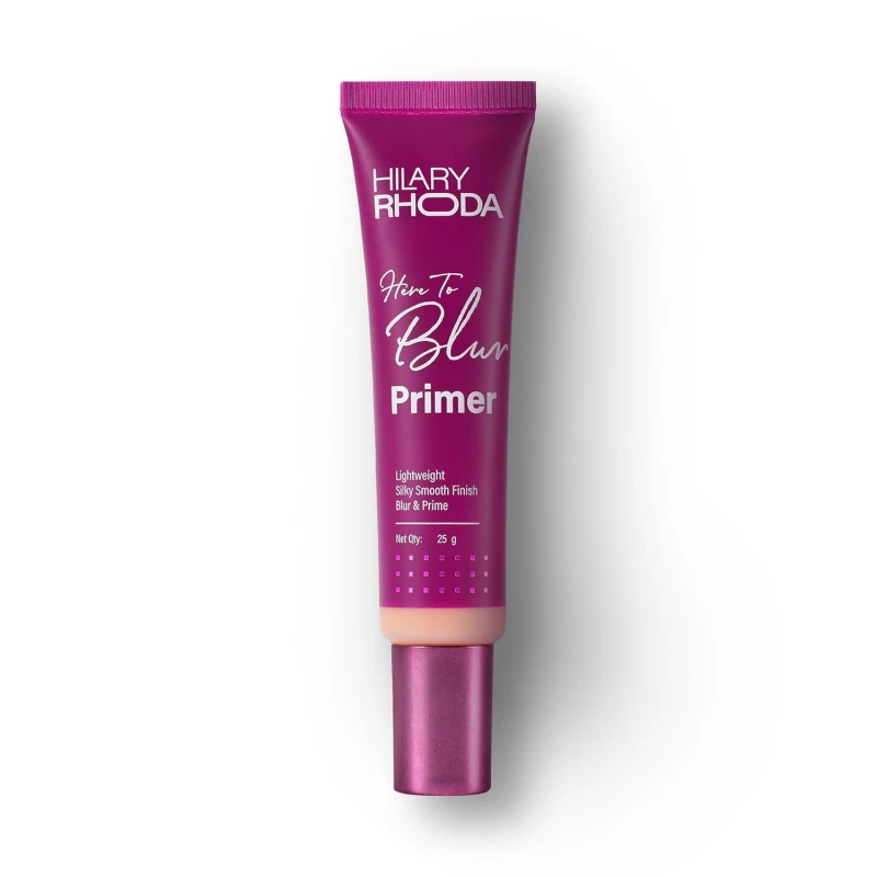 Hilary Rhoda Here to Blur Primer | Tinted & Silicon-Based | Water Resistant Primer | Matte Finish & Blurs Pores | Oil Control & Lightweight | 25g - Thumbnail 8